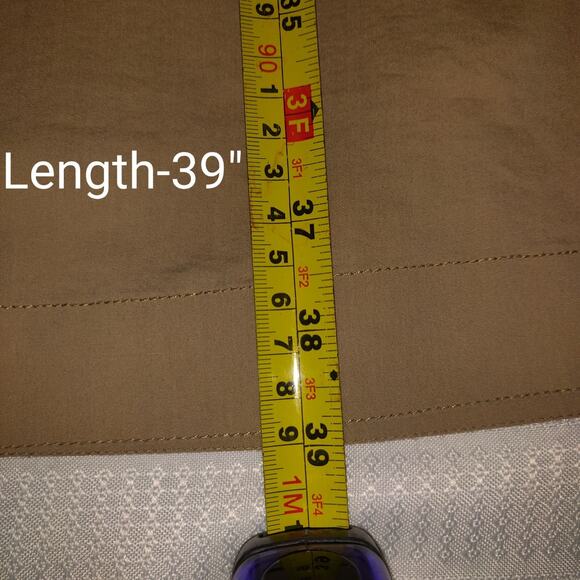 Converse Khaki Shirt Dress Sz XL One Star 3/4 Sleeves Ruched Button Down Casual - Picture 12 of 16